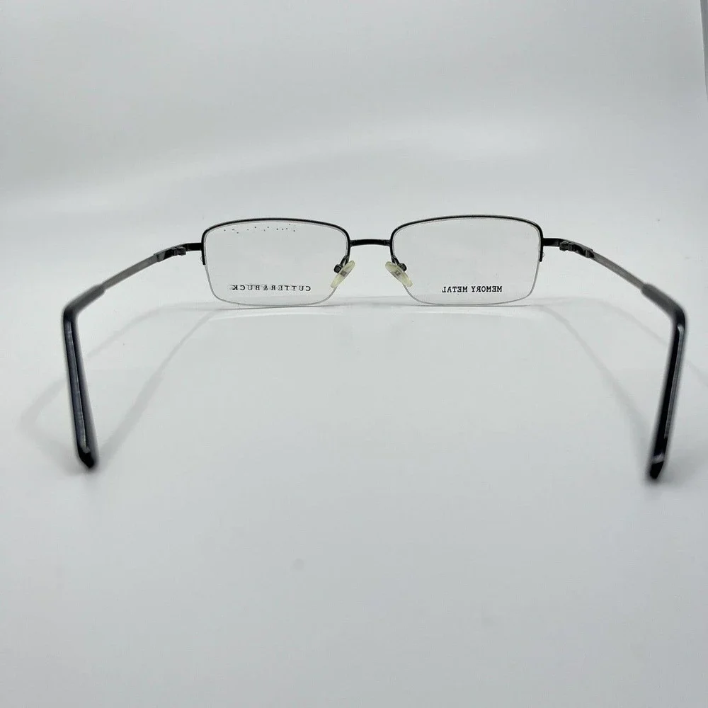 Cutter and‎ Buck Men's (Canterbury) eyeglasses Frame Silver 55-17-145 H6744